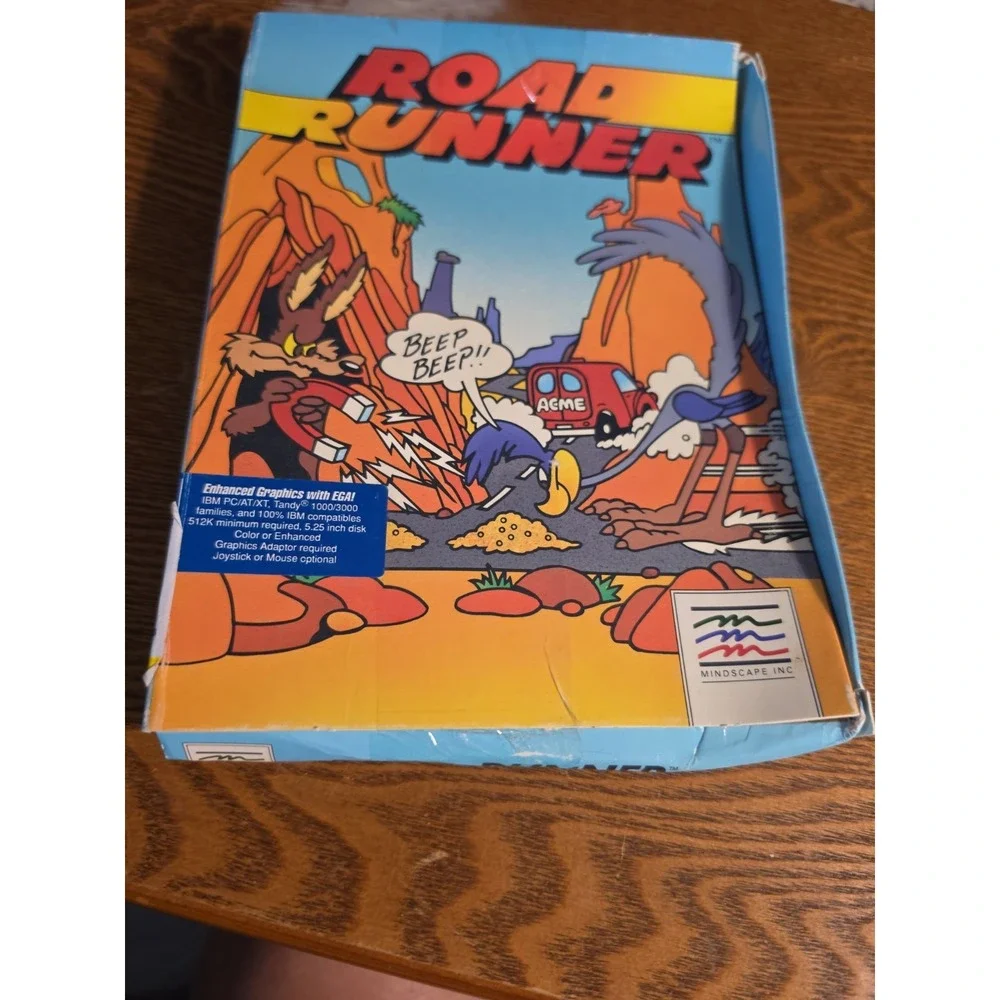 Road Runner game for Commodore 64 128 In Box